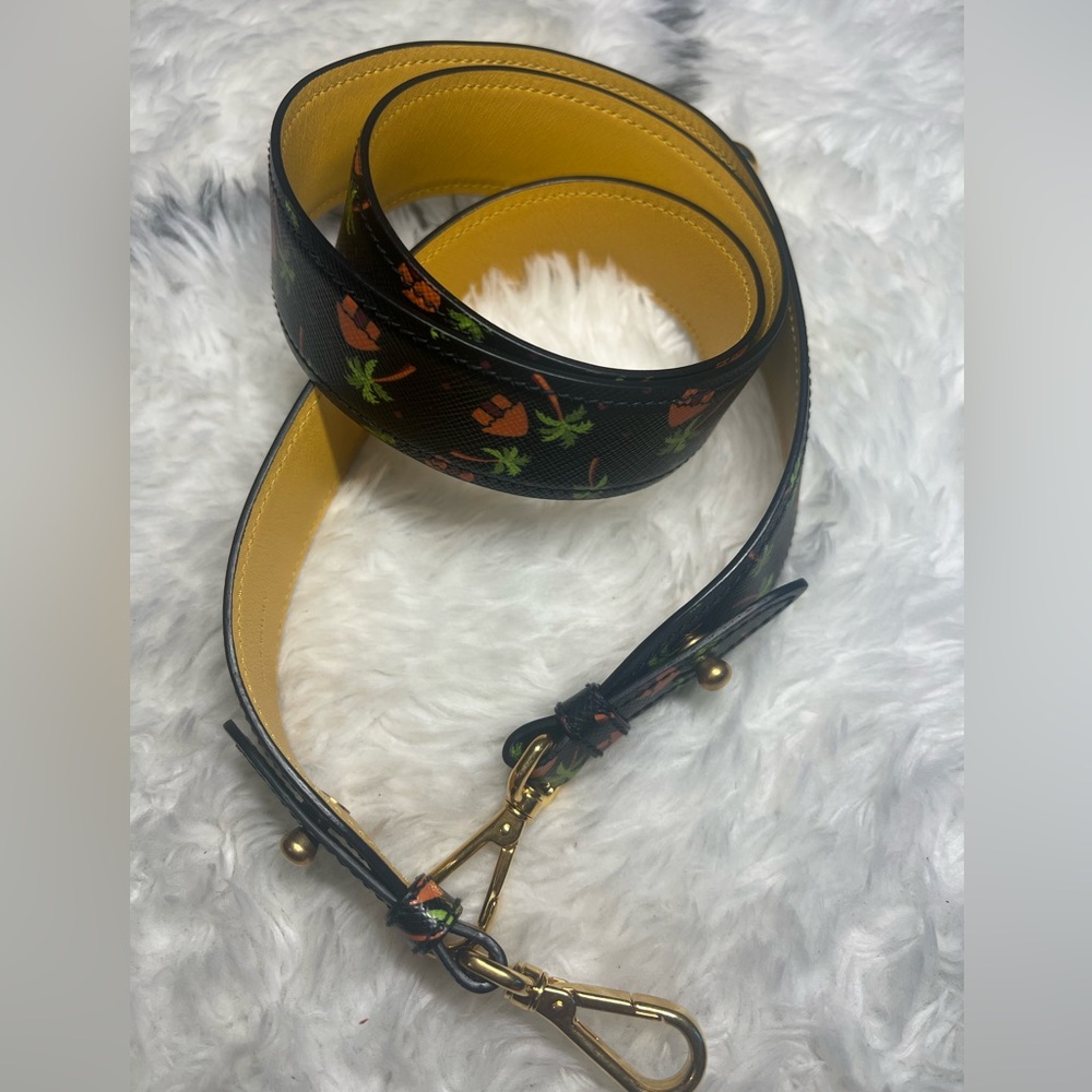 🛑 SOLD 🛑 Prada Saffiano Leather Stampata Strap